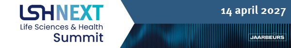 LSH NEXT Summit s een bijeenkomst op 14 april 2027 waar strategische besluitvormers uit het Nederlandse life sciences & health-ecosysteem samenkomen.